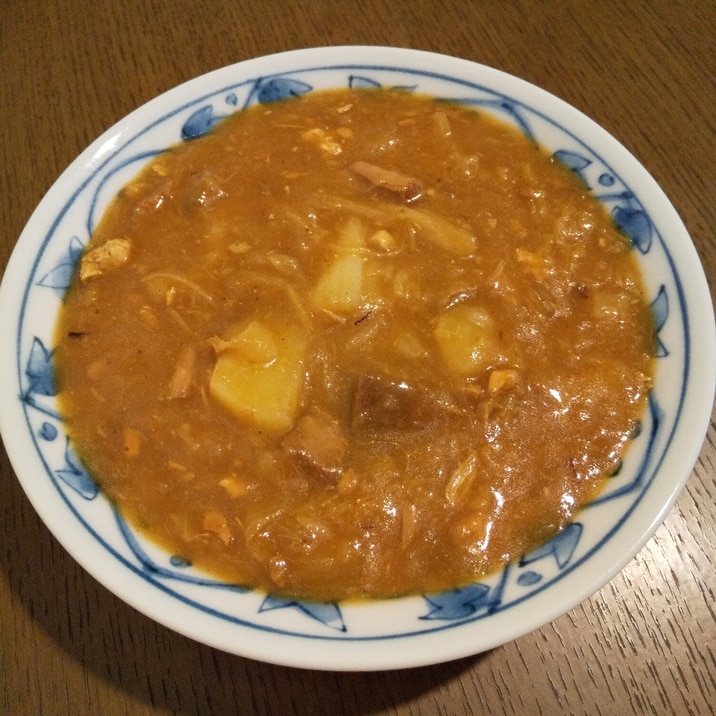 カレーうどんのつゆ